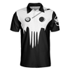 Skull Billiards Polo Shirt, Black And White Billiards Shirt For Billiards Lovers, Basic Shirt Design For Men - Hyperfavor