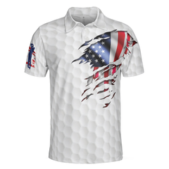 Yes I Do Have A Retirement Plan Golf Polo Shirt, Golf Pattern Ripped American Flag Polo Shirt, Best Golf Shirt For Men - Hyperfavor