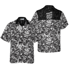 Repair Even Dead On Dark Background Hawaiian Shirt - Hyperfavor