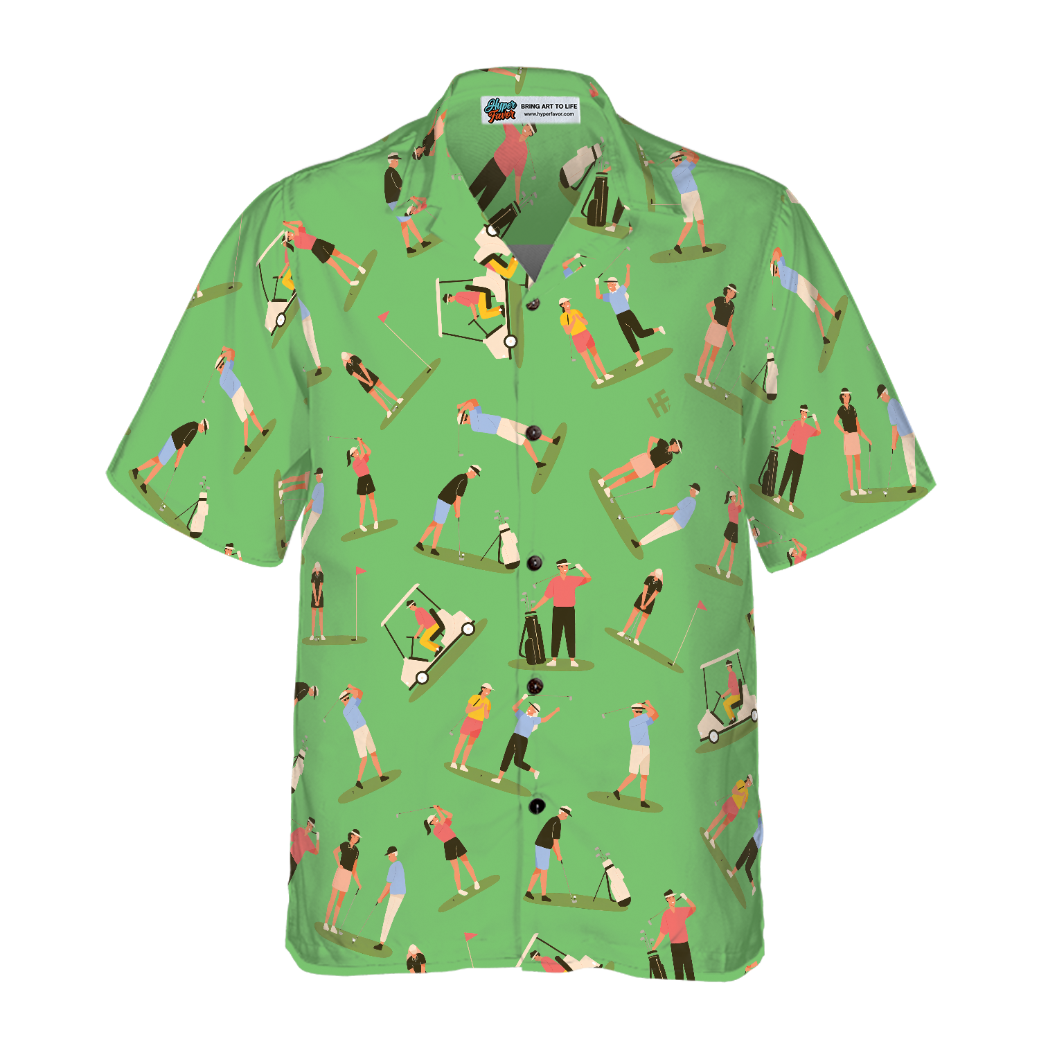 Collection Of Golf Players Hawaiian Shirt - Hyperfavor