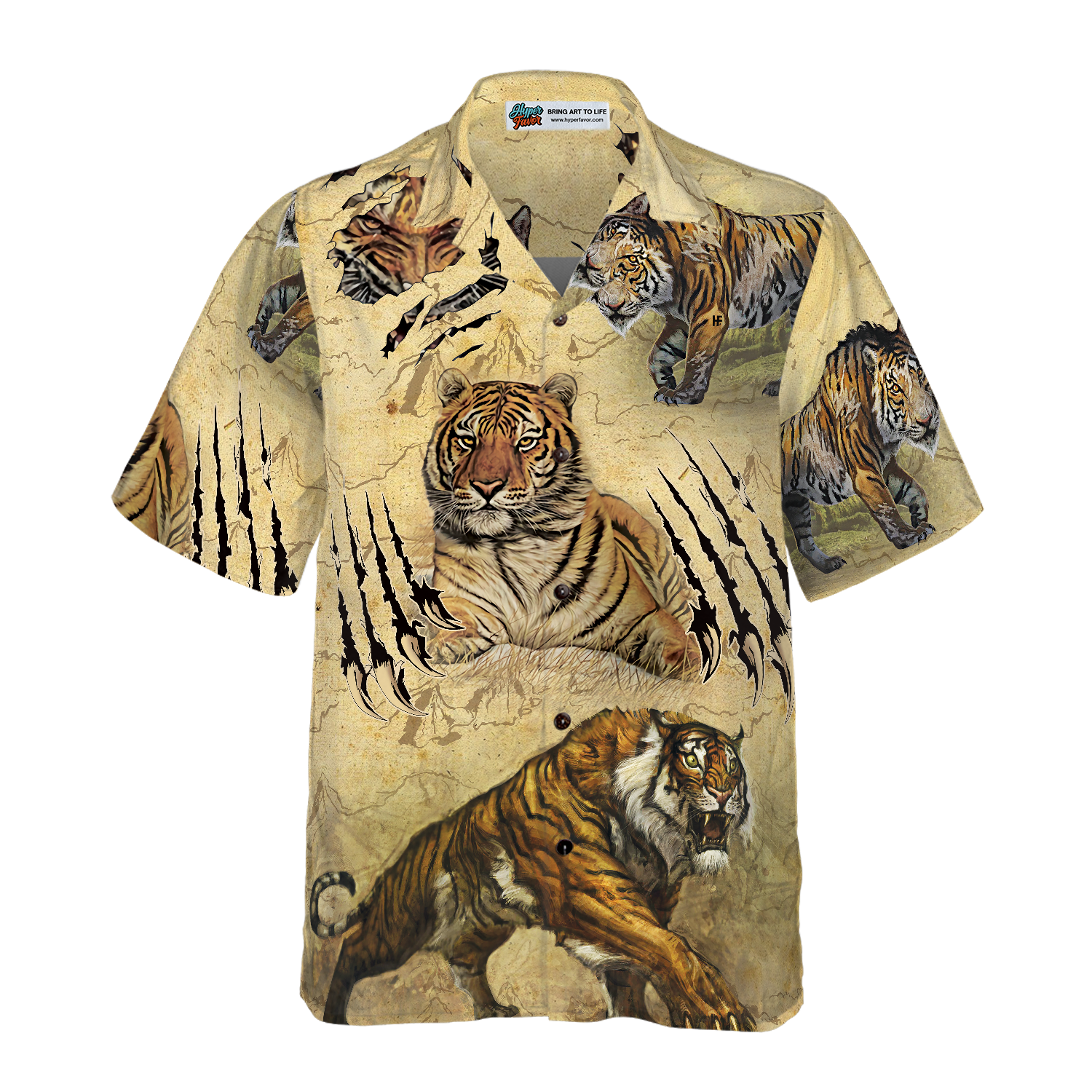 Tiger Claw Hawaiian Shirt - Hyperfavor