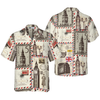 London Pattern Hawaiian Shirt - Hyperfavor