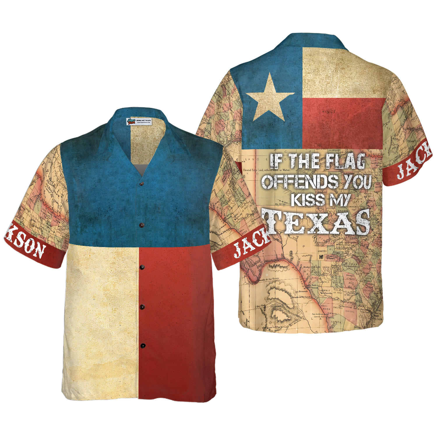 Proud State Of Texas Custom Hawaiian Shirt, Unique Texas Shirt For Texas Lovers - Hyperfavor