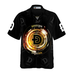 Doge Pattern Luxury Dogecoin Hawaiian Shirt - Hyperfavor