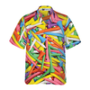 Colorful Golf Tee Hawaiian Shirt - Hyperfavor