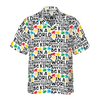 Be Kind Autism Multicolor Puzzle Hawaiian Shirt - Hyperfavor