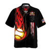 Flame Football Hawaiian Shirt - Hyperfavor