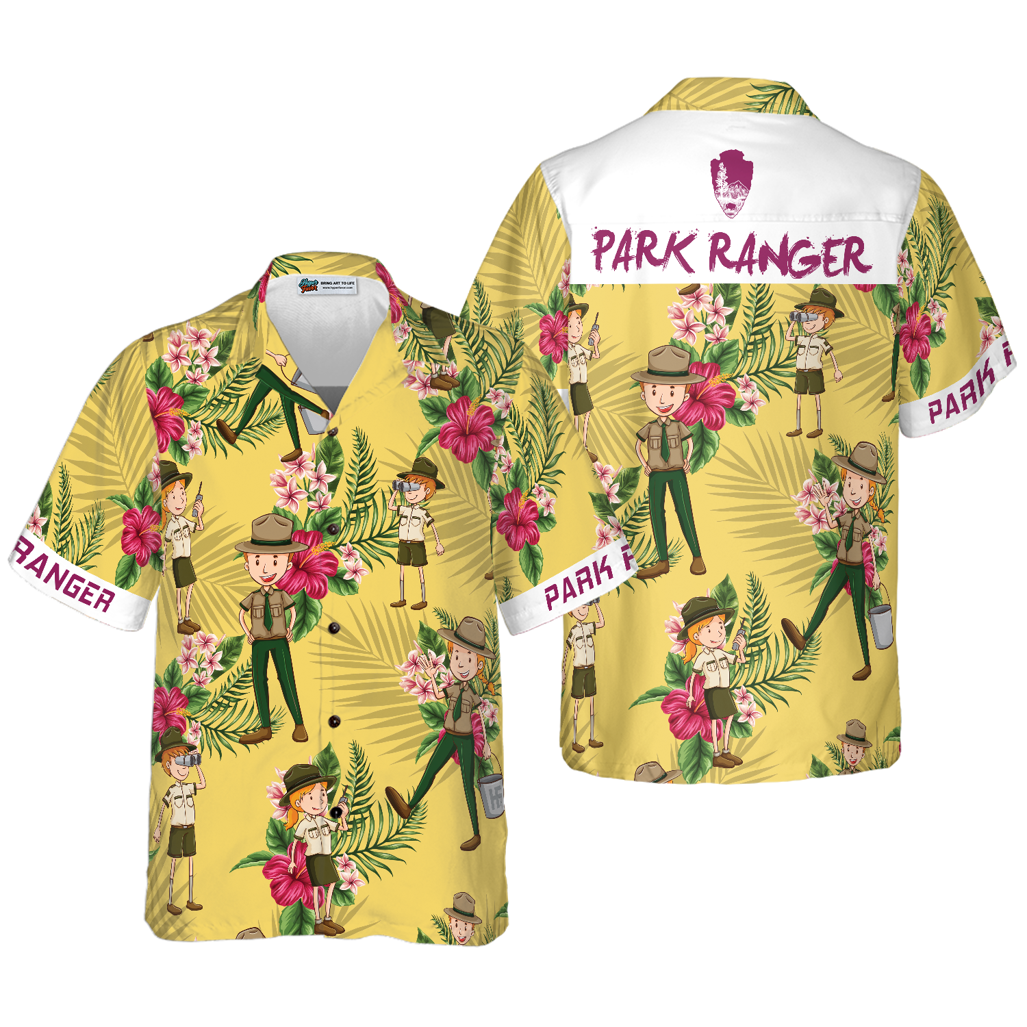 PARK RANGER Hawaiian Shirt - Hyperfavor