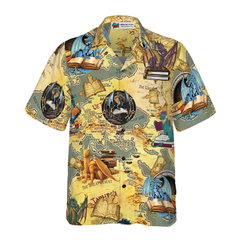 BOOKS DRAGON Hawaiian Shirt - Hyperfavor