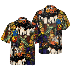 Pumpkin Night Is Coming Hawaiian Shirt - Hyperfavor