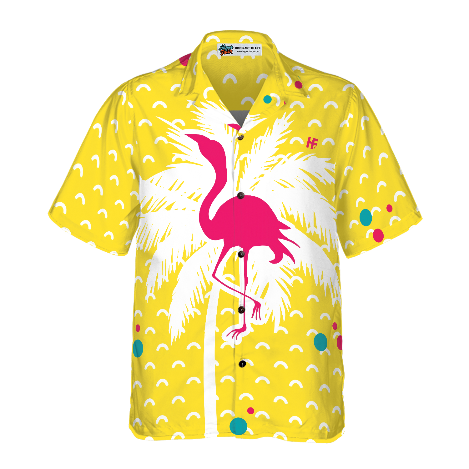 Flamingo 18 Hawaiian Shirt - Hyperfavor