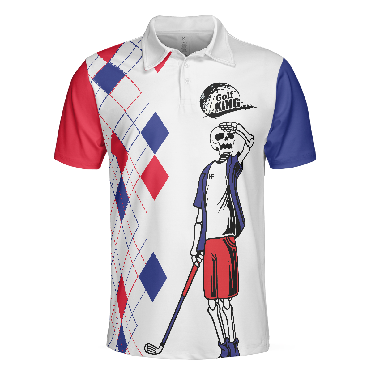 The Older I Get The Harder It Is To Find My Balls Golf Polo Shirt, Skeleton Golf Shirt Design, Swag Golf Shirt - Hyperfavor