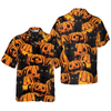 Personalized Pets And Halloween Pumpkin Custom Hawaiian Shirt - Hyperfavor