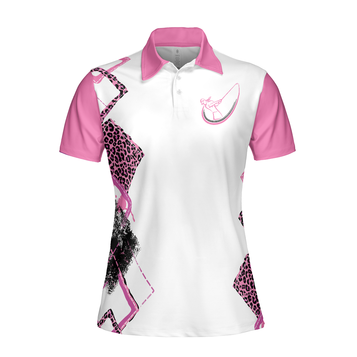 You Say Girls Can't Golf I Say Watch Me Short Sleeve Women Polo Shirt - Hyperfavor