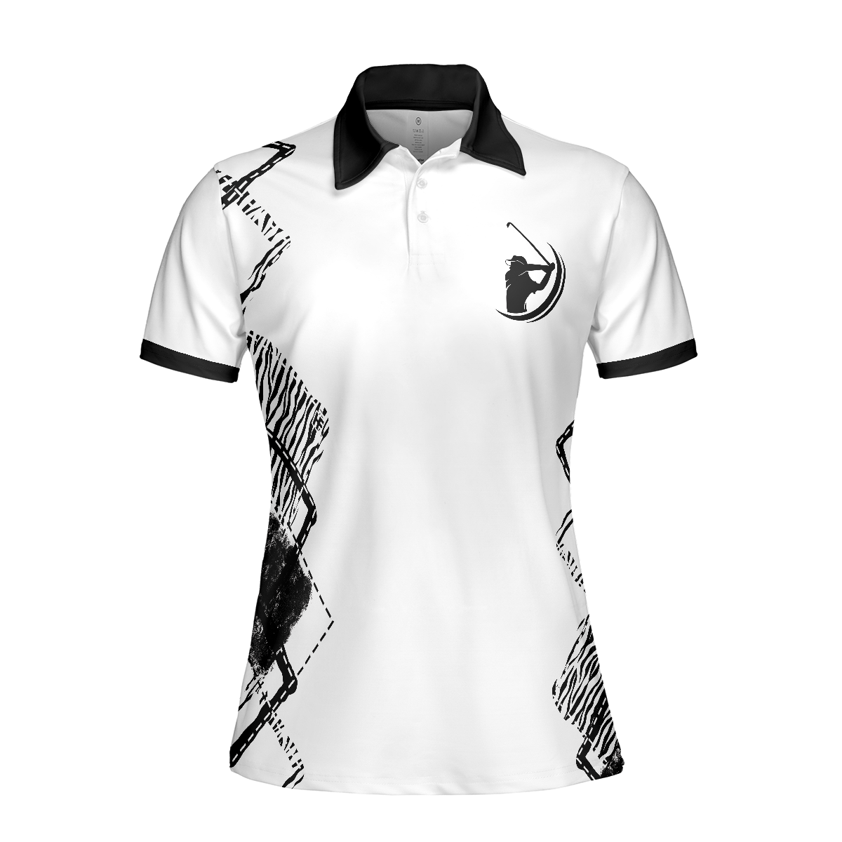 I Hope Your Day Is As Nice As My Putt Golf Short Sleeve Women Polo Shirt, Zebra Pattern Golf Shirt For Ladies - Hyperfavor