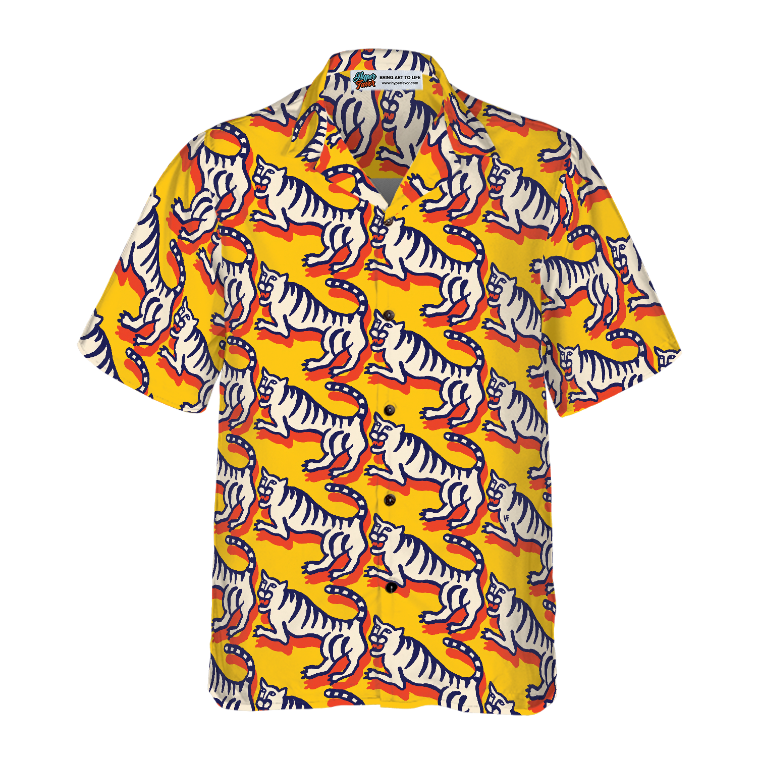 Funny Tiger Shirt Hawaiian Shirt - Hyperfavor