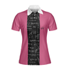 Mistakes Allow Thinking To Happen Math Short Sleeve Women Polo Shirt, Funny Teacher Shirt For Women - Hyperfavor