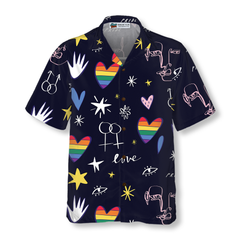 Happy LGBT Hawaiian Shirt - Hyperfavor