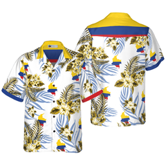 Colombia Proud Hawaiian Shirt - Hyperfavor