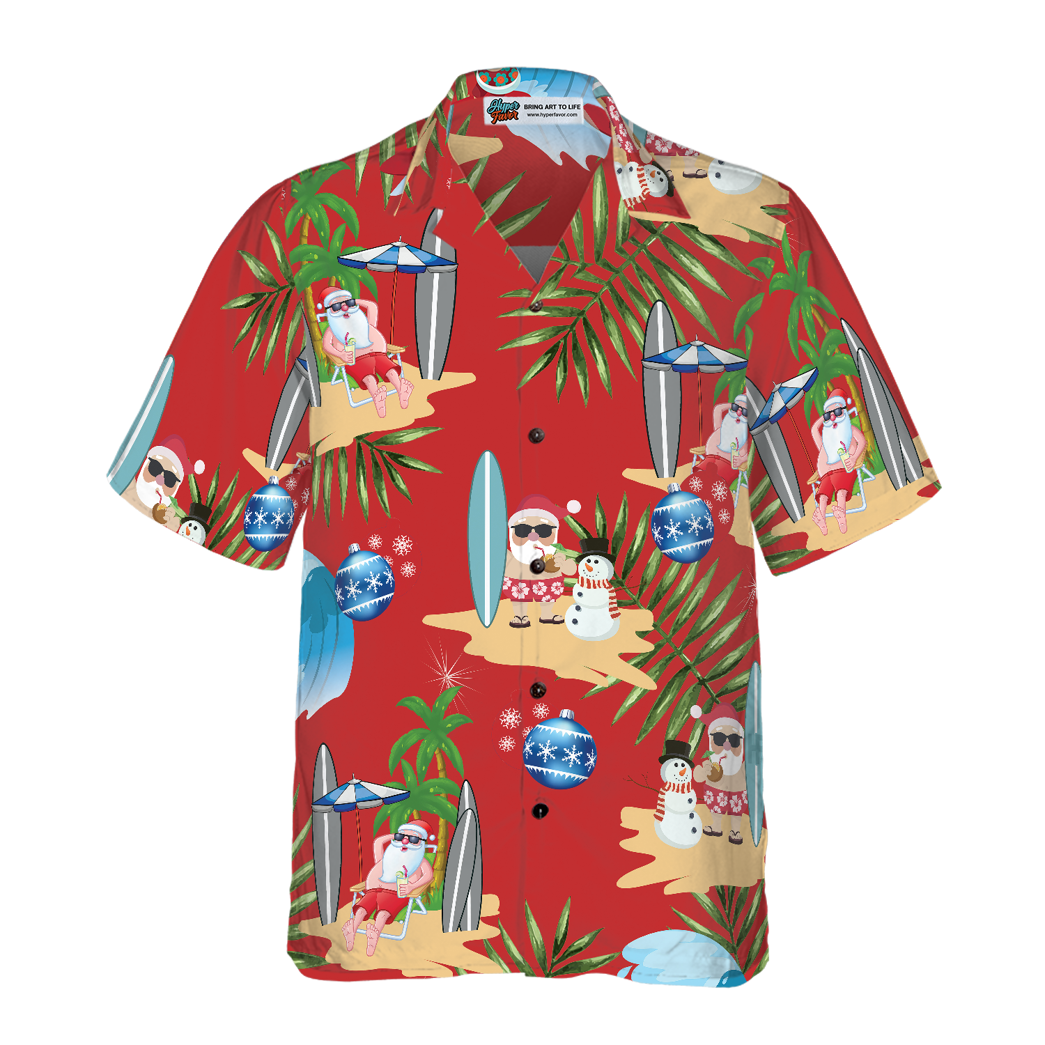 Merry Christmas Santa Claus 11 Hawaiian Shirt - Hyperfavor