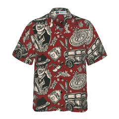 Casino Life In Retro Style Hawaiian Shirt - Hyperfavor