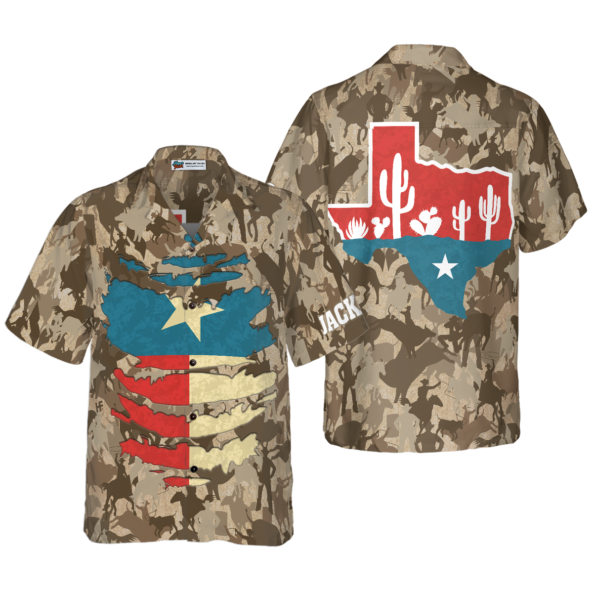 Proud To Be A Texan Texas Custom Hawaiian Shirt, Unique Texas Shirt For Texas Lovers - Hyperfavor