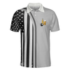 Weekend Forecast Pool Player Billiards Polo Shirt, American Flag Pattern Billiard Polo Shirt, Gift For Billiard Lovers - Hyperfavor