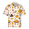 Thanksgiving Pattern Hawaiian Shirt - Hyperfavor