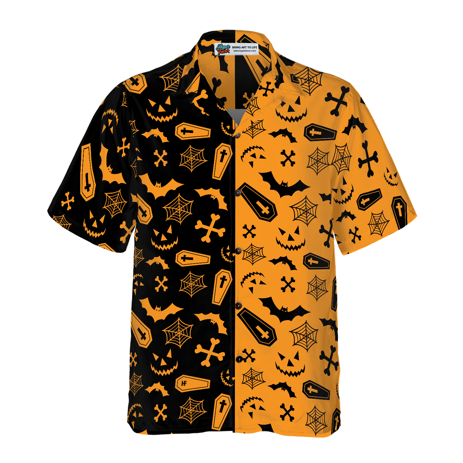 Halloween Party Hawaiian Shirt - Hyperfavor