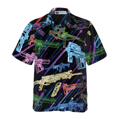 The Battle Is Calling Gun Hawaiian Shirt - Hyperfavor