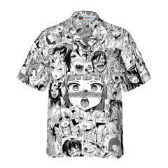 Hot Chick Anime Hawaiian Shirt - Hyperfavor