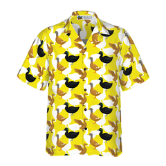 Ducks On The Farm Hawaiian Shirt - Hyperfavor