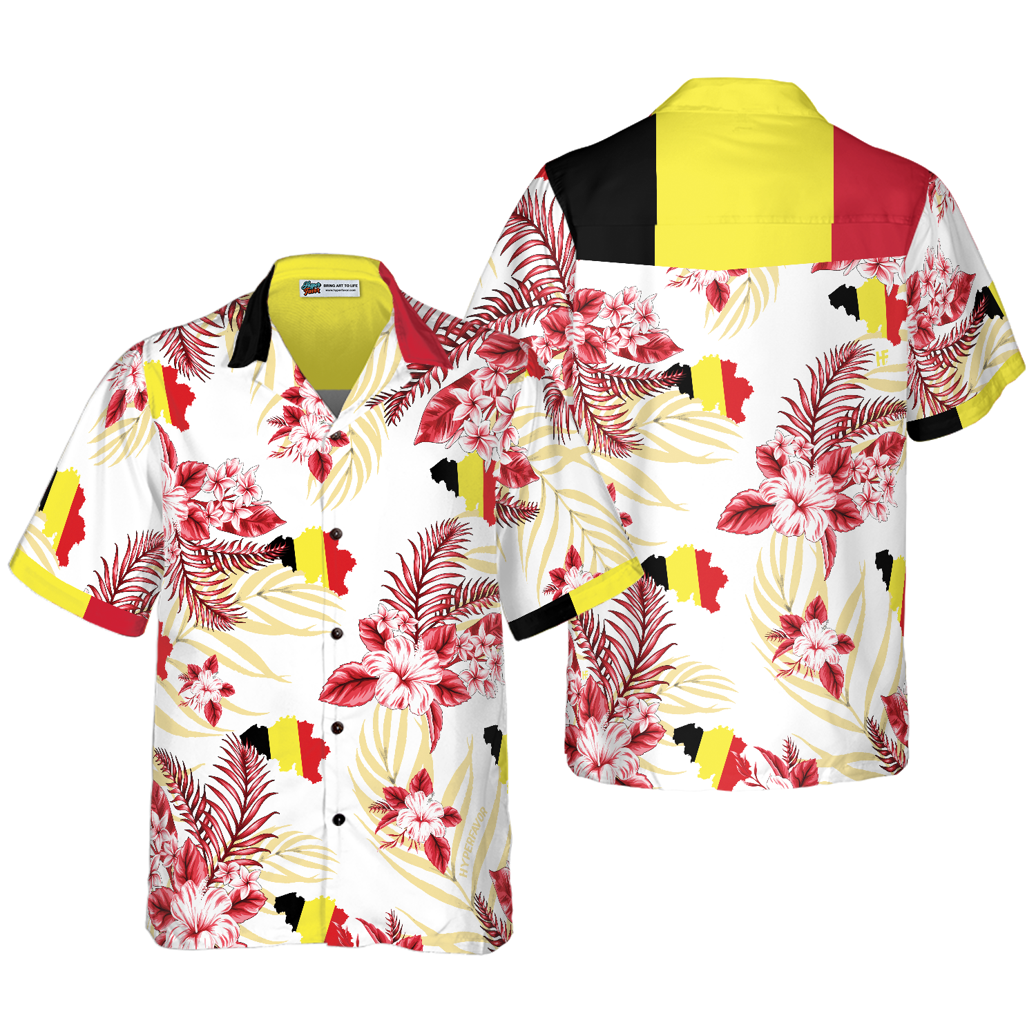 Belgium Hawaiian Shirt - Hyperfavor