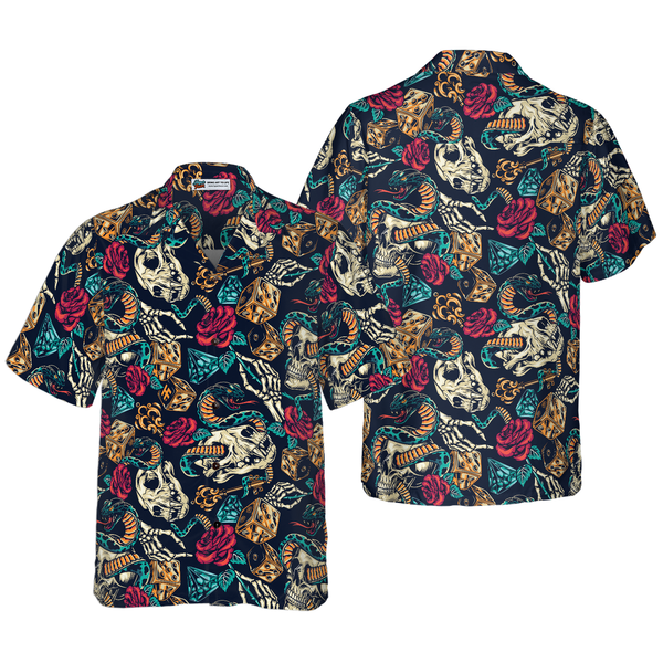 Los Angeles Dodgers Sugar Skull All Players Team Hawaiian Shirt