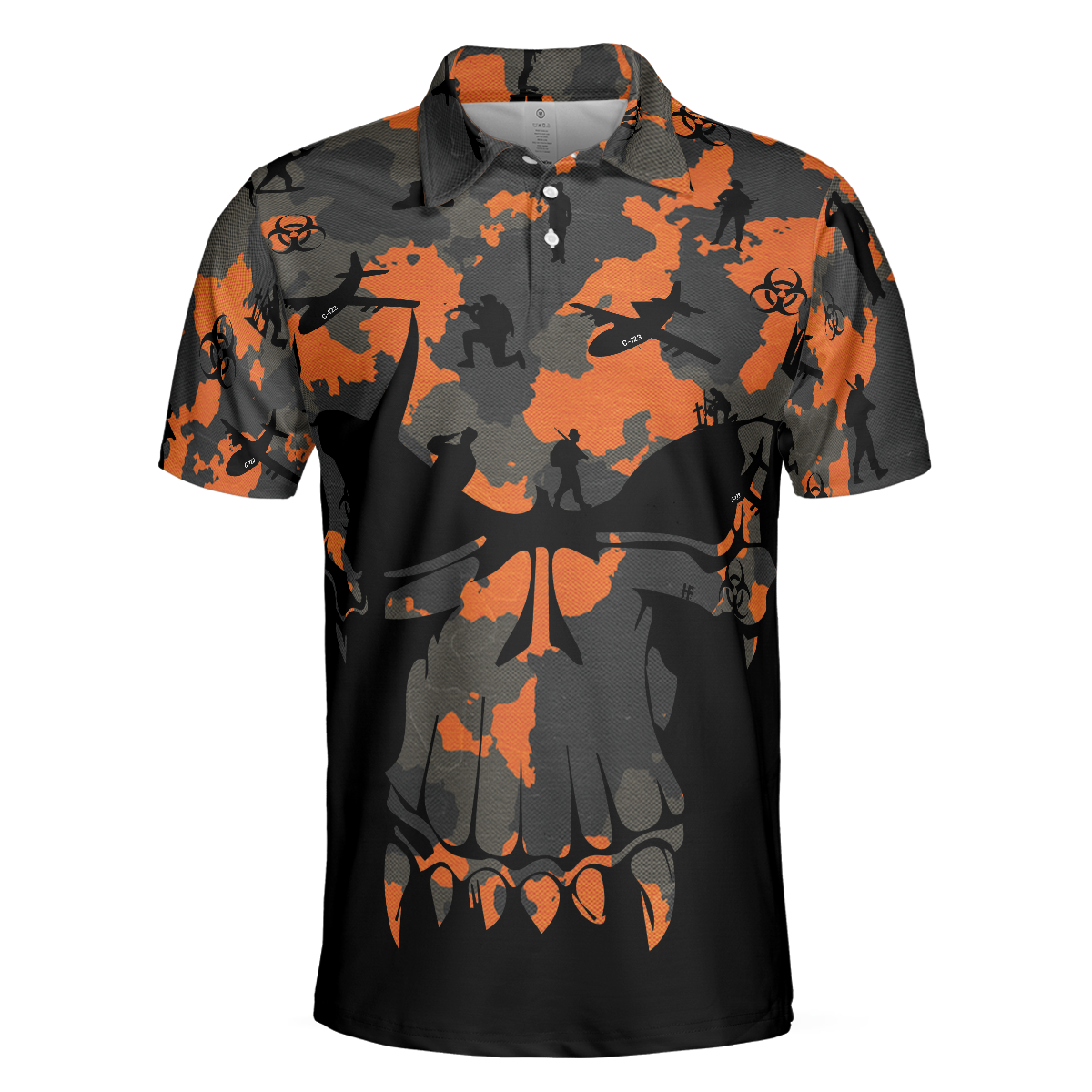 We Came Home And Death Came With Us Agent Orange Polo shirt, Thoughtful Gift Idea For Retired Veterans - Hyperfavor