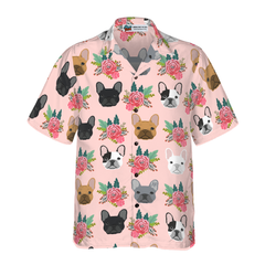 Happiness Is Bulldog Kisses Hawaiian Shirt - Hyperfavor