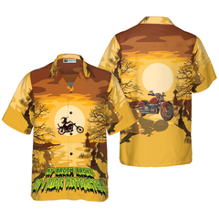 My Broom Broke So I Ride Motorcycle Halloween Hawaiian Shirt, Halloween Shirt For Men And Women - Hyperfavor