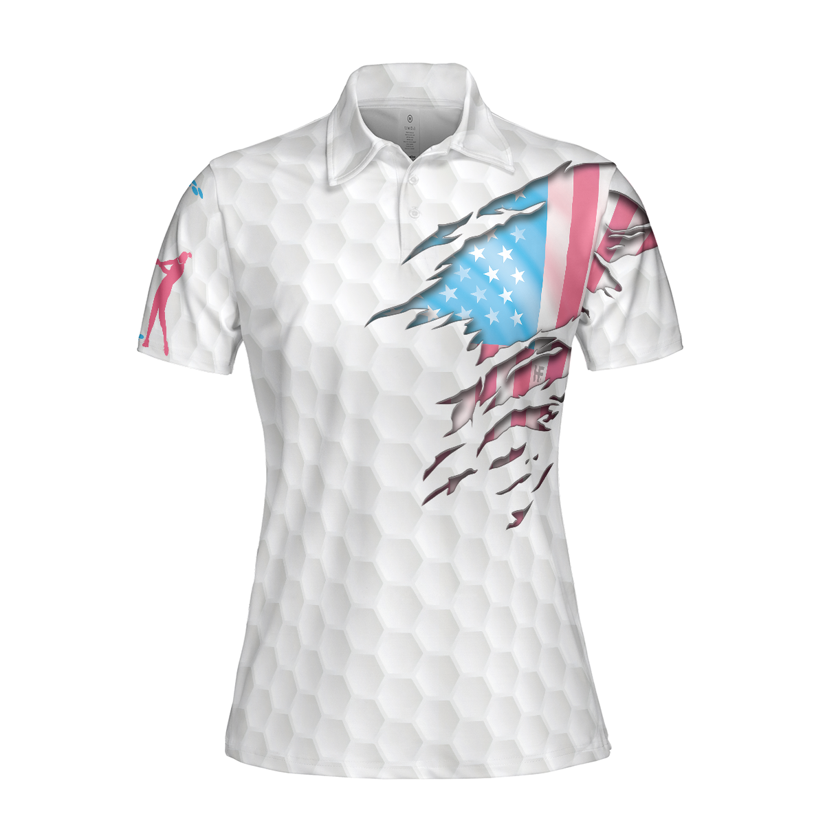 Just A Girl Who Loves Golf Short Sleeve Women Polo Shirt - Hyperfavor