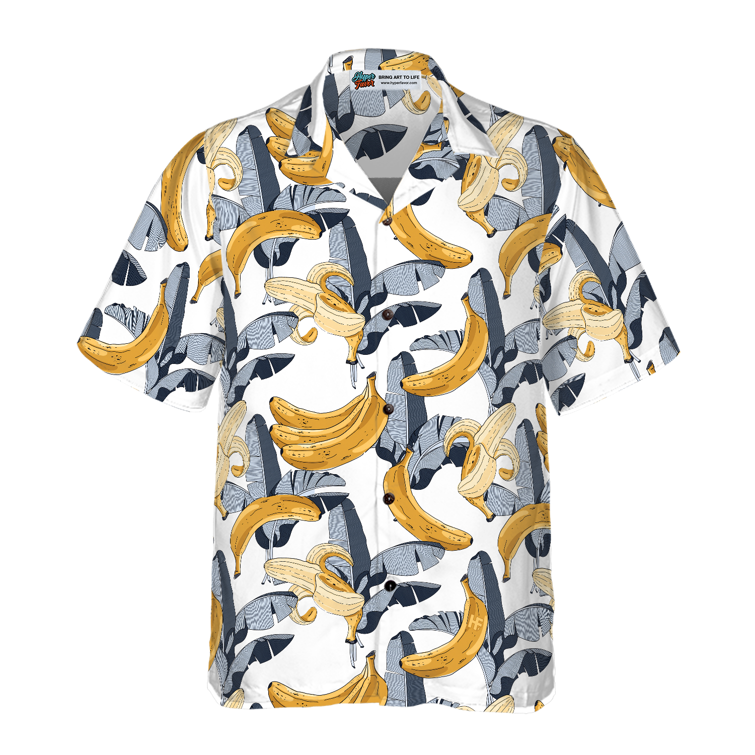 Banana Tropical Hawaiian Shirt - Hyperfavor