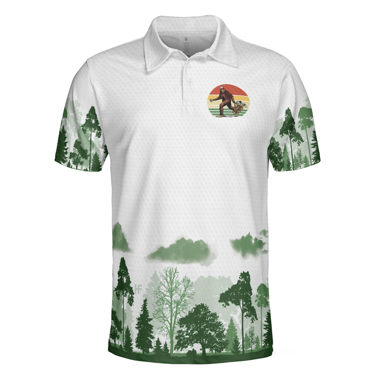 Golf Not All Wanders Polo Shirt, Cool Big Foot Golf Shirt For Male Golfers, Beer Drinking Golf Shirt - Hyperfavor