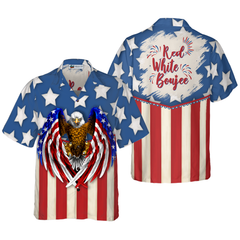 Red White Boujee Hawaiian Shirt - Hyperfavor