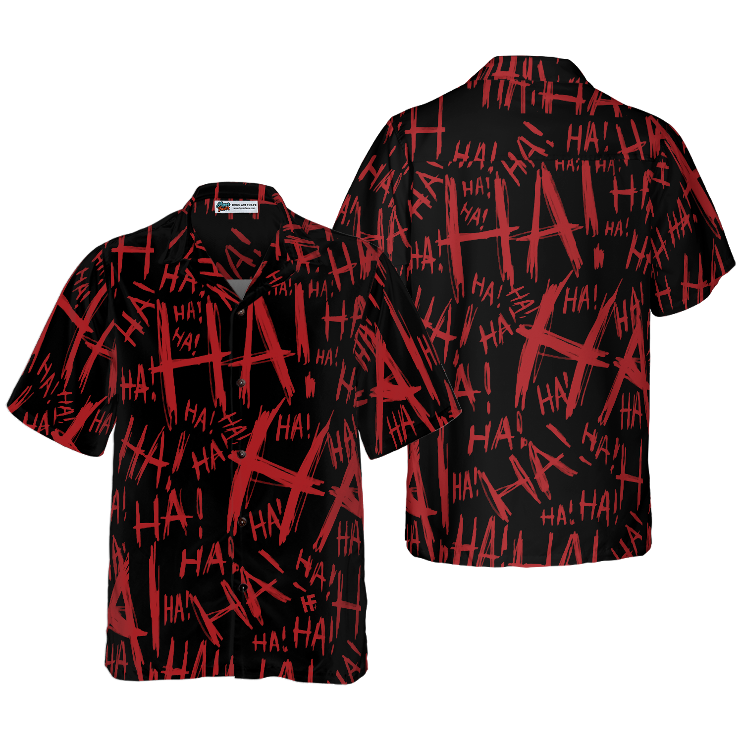 Scary Laugh For Halloween V2 Hawaiian Shirt - Hyperfavor