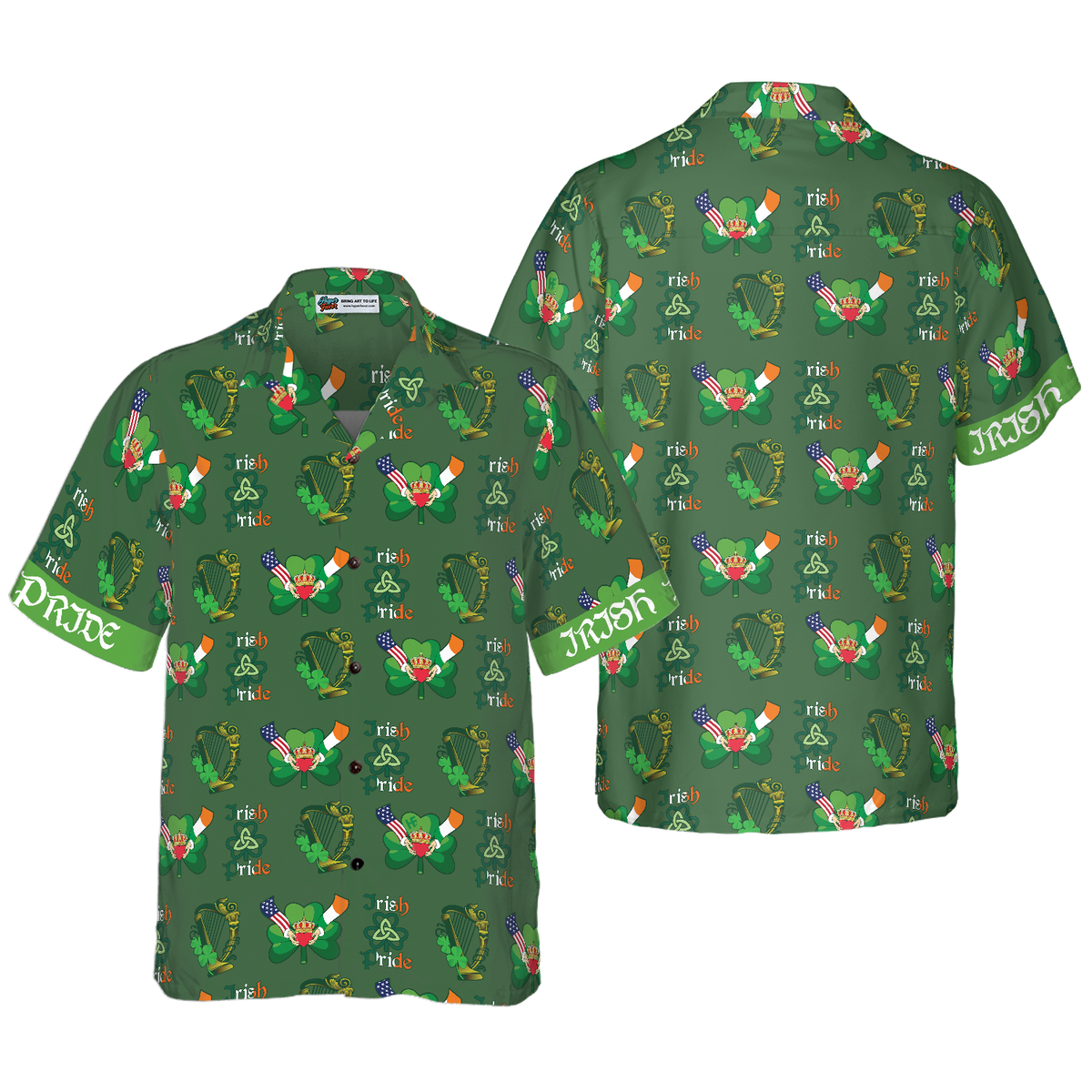 Irish Pride Hawaiian Shirt - Hyperfavor