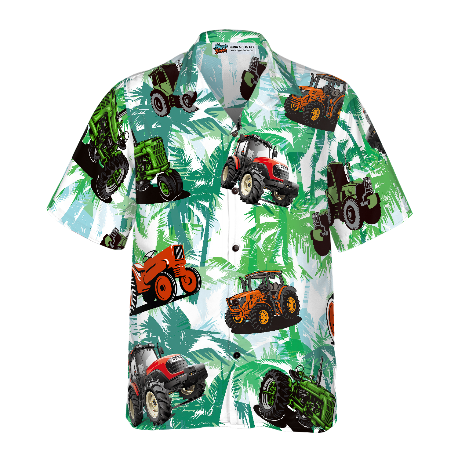 Tractors Tropical Summer Hawaiian Shirt - Hyperfavor