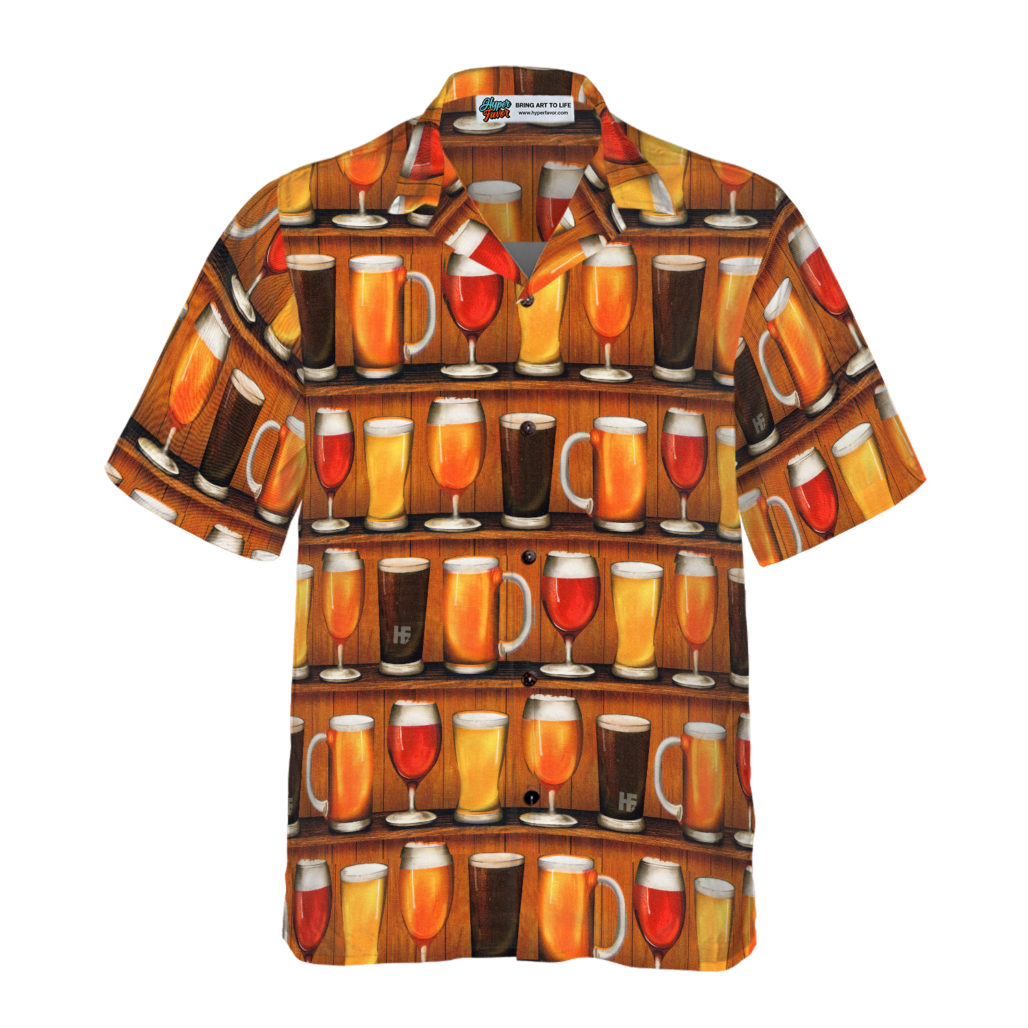 Beer Mugs Hawaiian Shirt Hawaiian Shirt - Hyperfavor