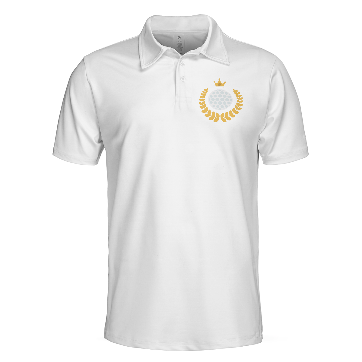 Golf Swing Life Cycle White Golf Polo Shirt, Best Golf Shirt For Men - Hyperfavor