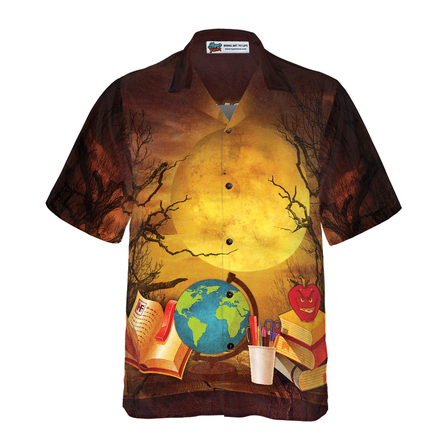 This Is My Scary Teacher Costume Teacher Hawaiian Shirt, Halloween Shirt For Teachers, Unique Teacher Gift Idea - Hyperfavor