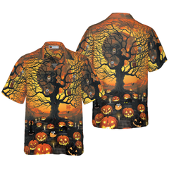 Pumpkin Night Hawaiian Shirt - Hyperfavor