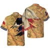 Texas Flag and Map Vintage Texas Hawaiian Shirt, Don’t Mess With Texas Flag Shirt, Proud State Of Texas Shirt For Men - Hyperfavor