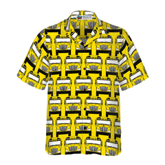 Bus Driver School Bus Pattern Hawaiian Shirt - Hyperfavor